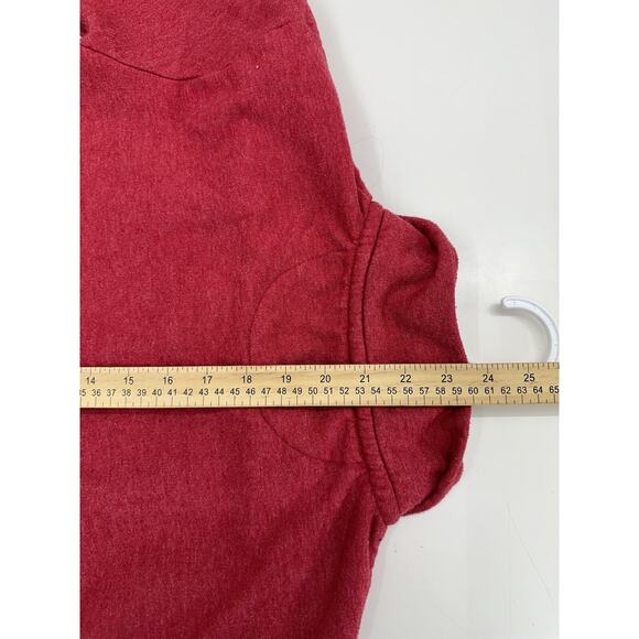 League Collegiate Womens Sweatshirt Size Small Ole Miss Red 1/4 Zip Pullover - Picture 10 of 11